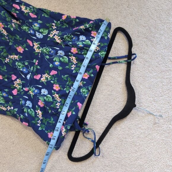 Old Navy Floral Mini Dress - Blue and Pink - Picture 4 of 7